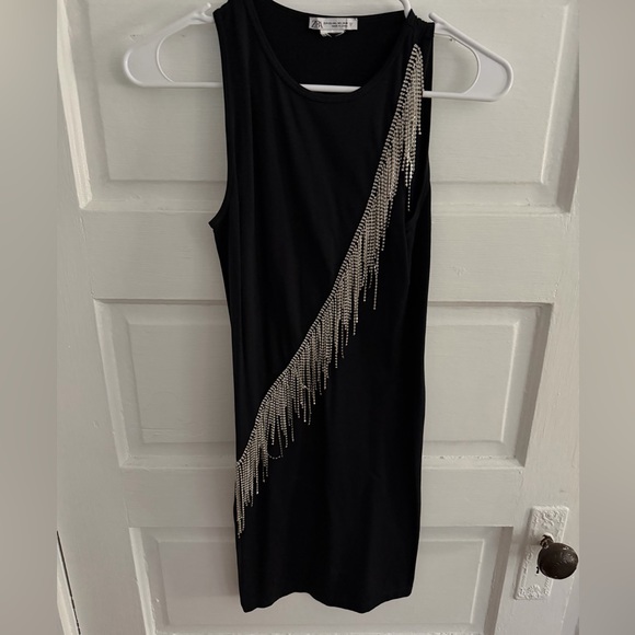Zara Mini Rhinestone Dress - Picture 2 of 4
